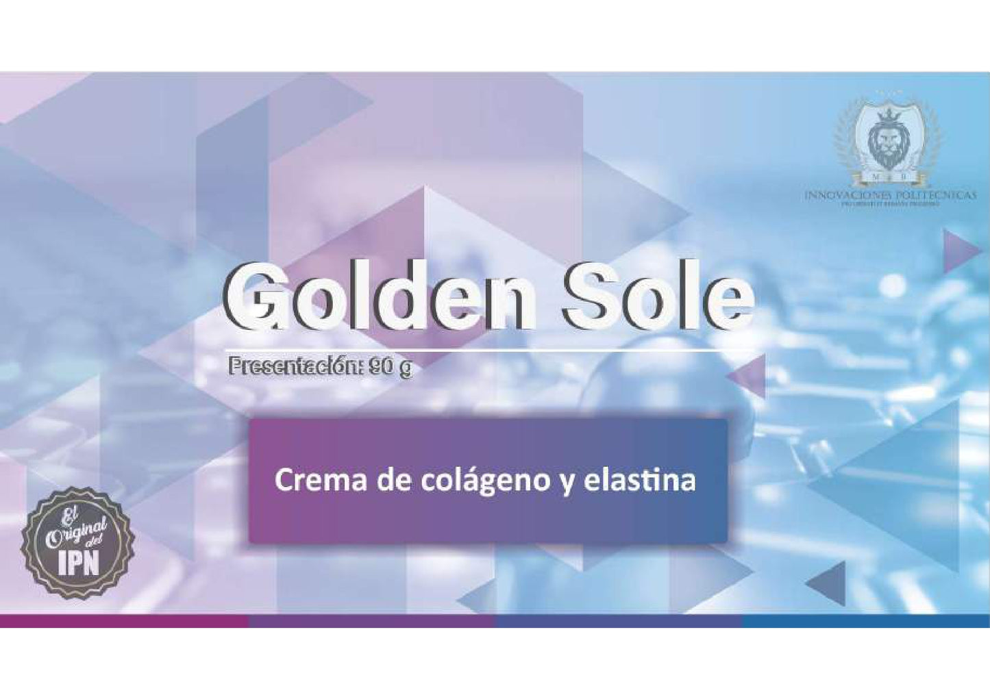 Golden Sole. Crema de Colágeno y Elastina.