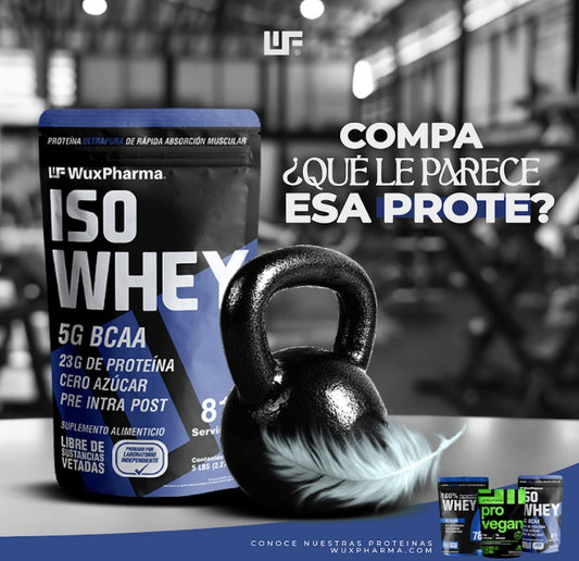 ISO WHEY 23 GR DE PROTEINA. CERO AZUCAR